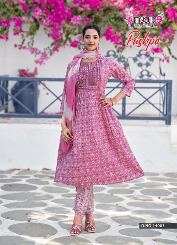 Mystic9 pushpa vol 14 ahmedabad kurti wholesale denim